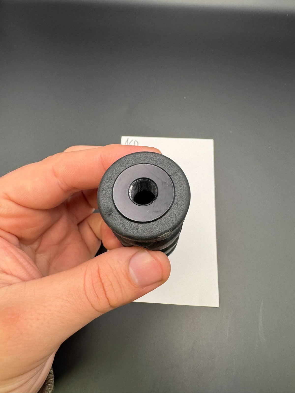 AGD Gas Through Bike Grip-Black