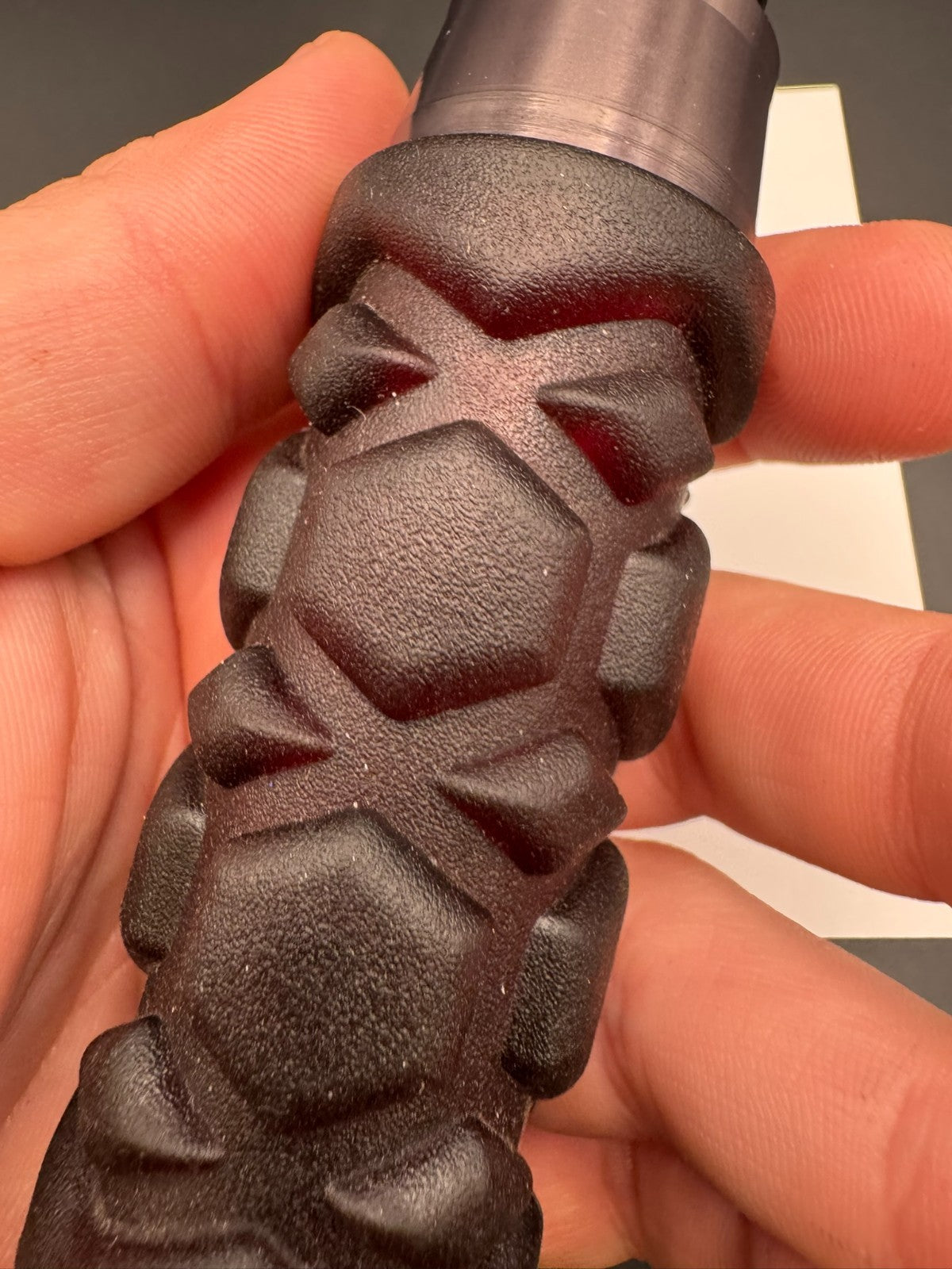 AGD Gas Through Bike Grip-Black