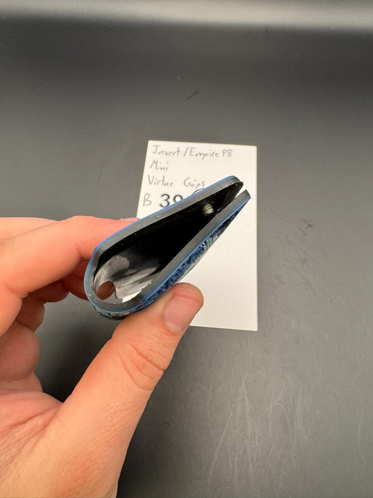 Invert/Empire PB Mini Virtue Grips-Blue