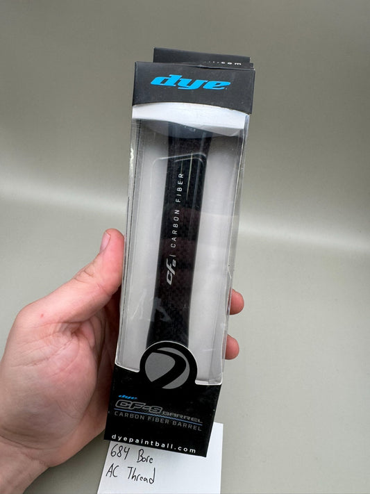 Dye CF-S Back-NOS 684 Bore AC Thread-Black