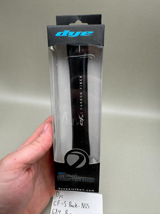 Dye CF-S Back-NOS 684 Bore AC Thread-Black