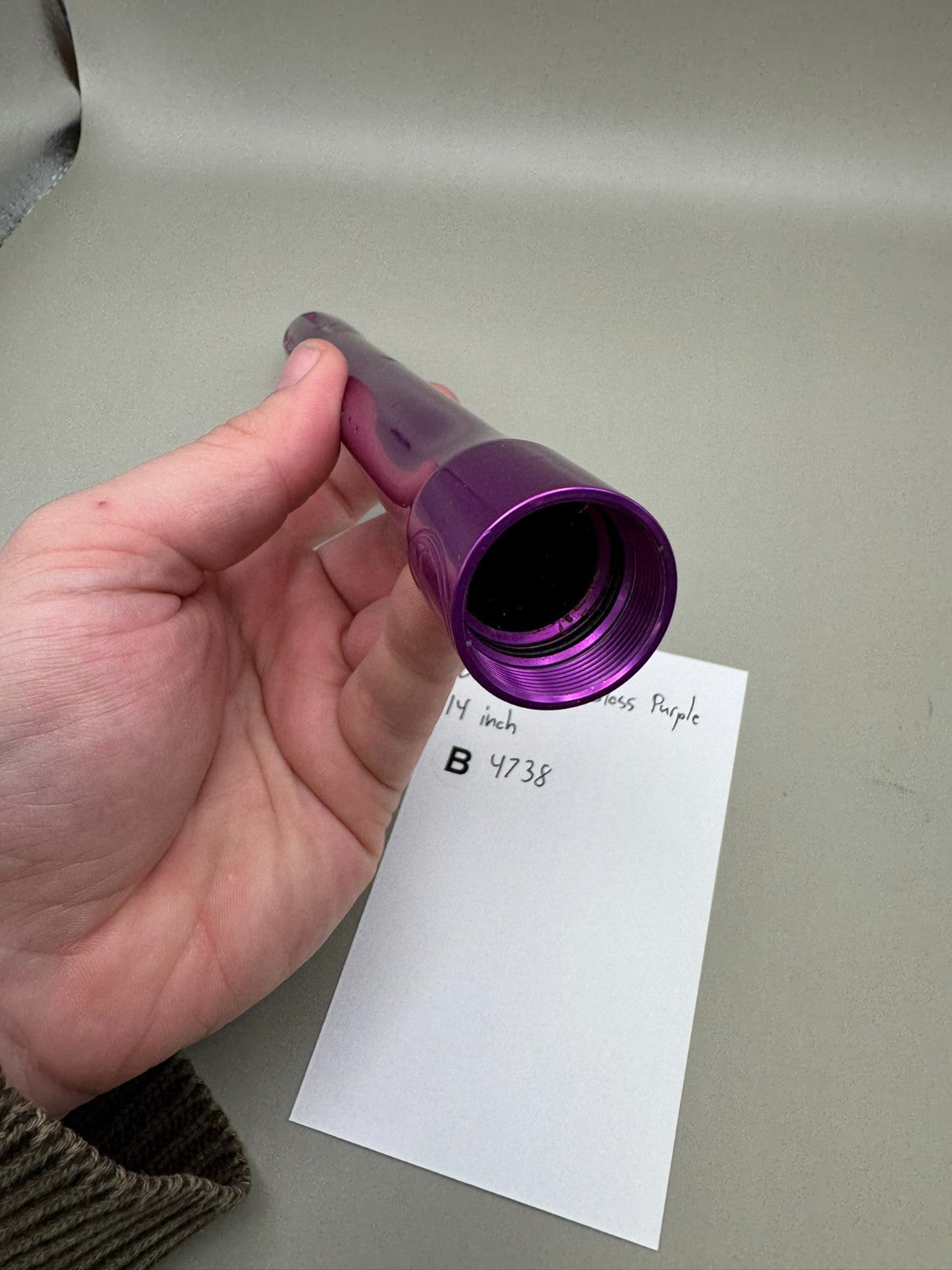 Bob Long Barrel Tip-Gloss Purple 14 inch