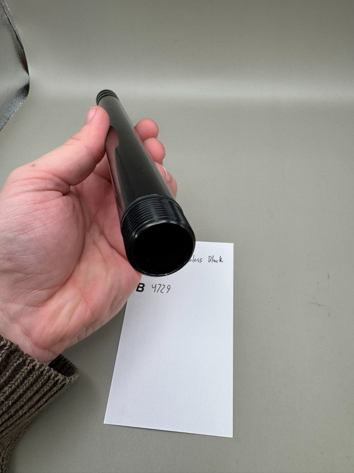 Custom Products Barrel Tip-Gloss Black 16 inch