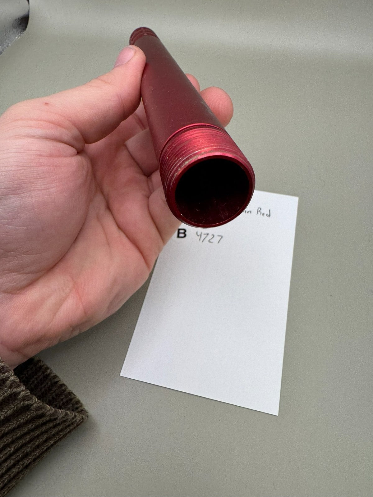 Custom Products Barrel Tip-Satin Red 14 inch