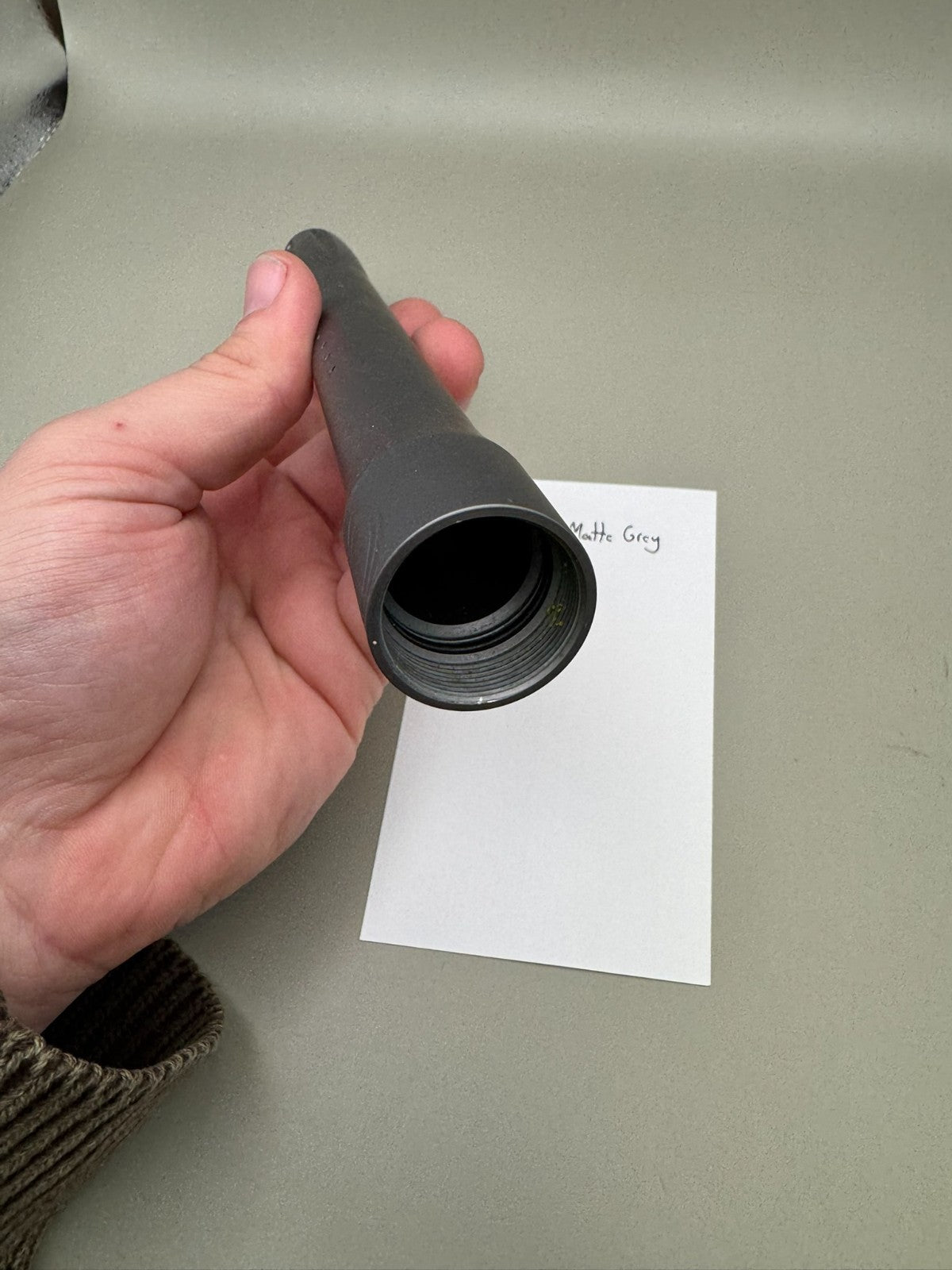 Bob Long Barrel Tip-Matte Grey 14 inch