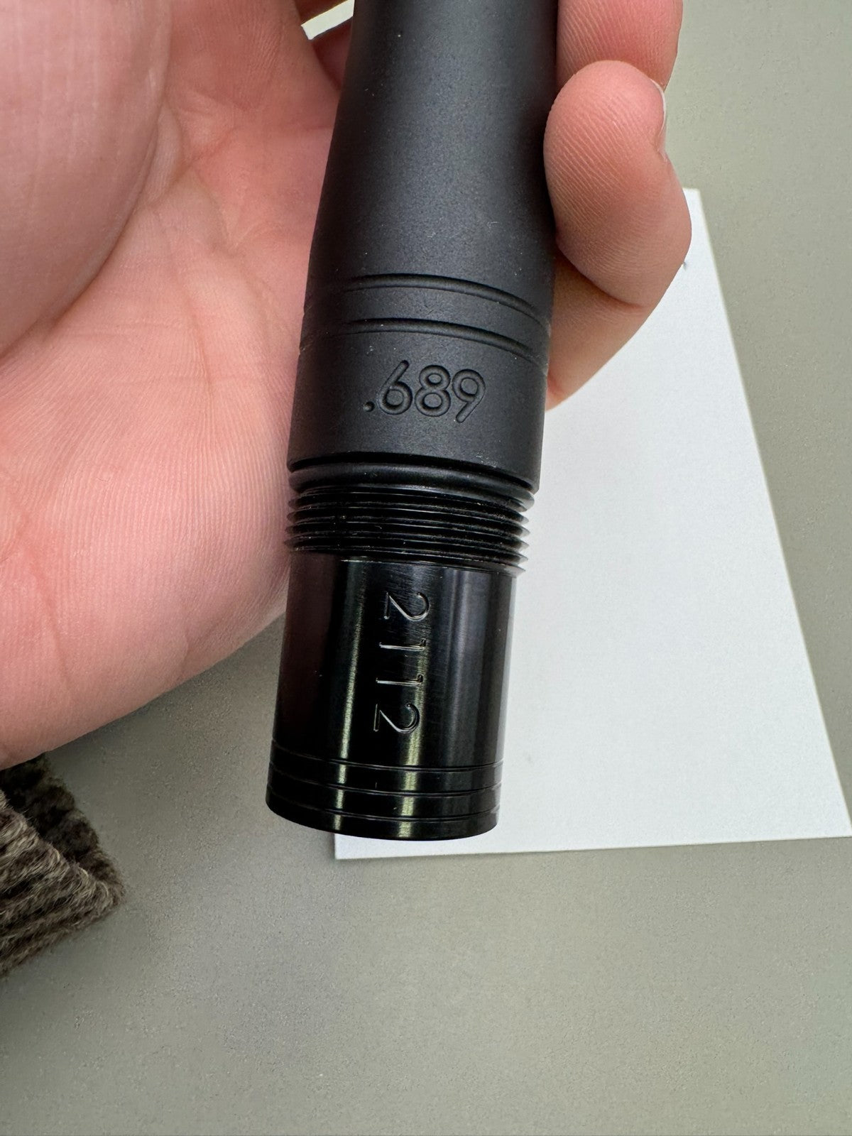 Planet Eclipse Shaft Back-Satin Black 689 Bore AC Thread