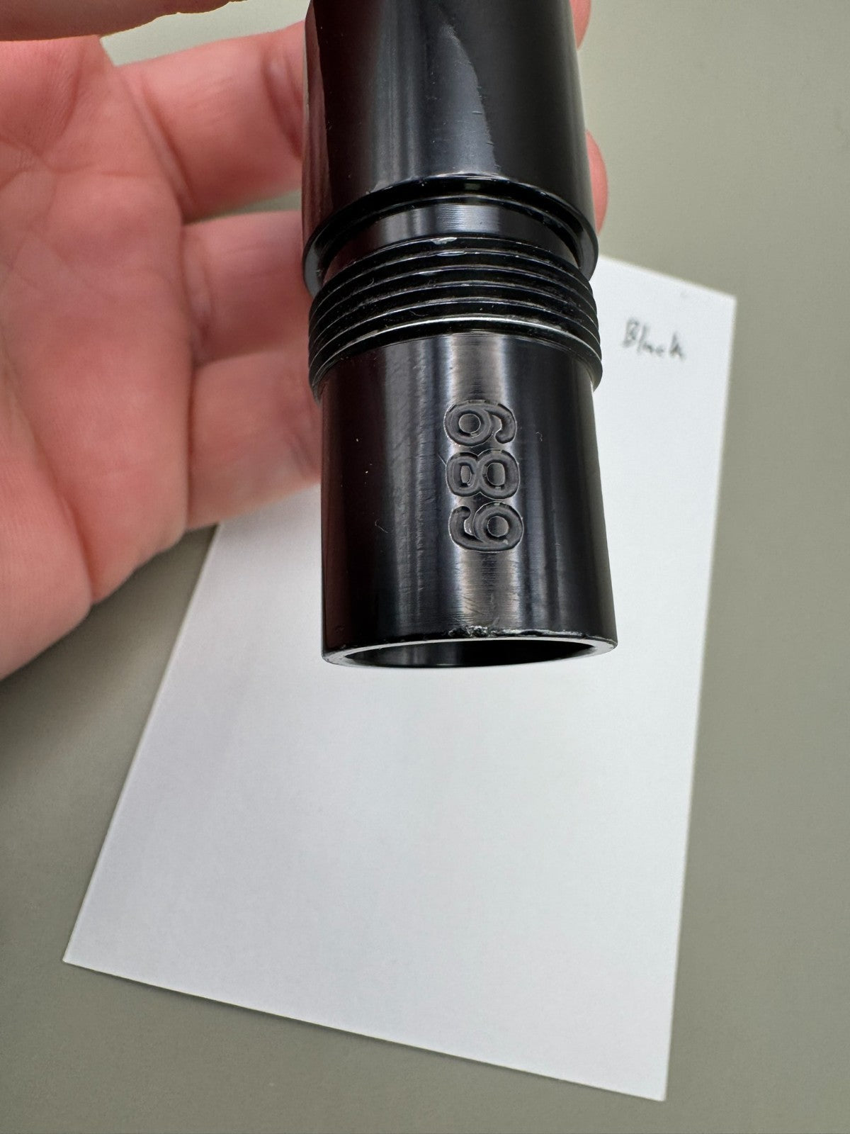 Custom Products Barrel Back-Gloss Black 689 Bore AC Thread