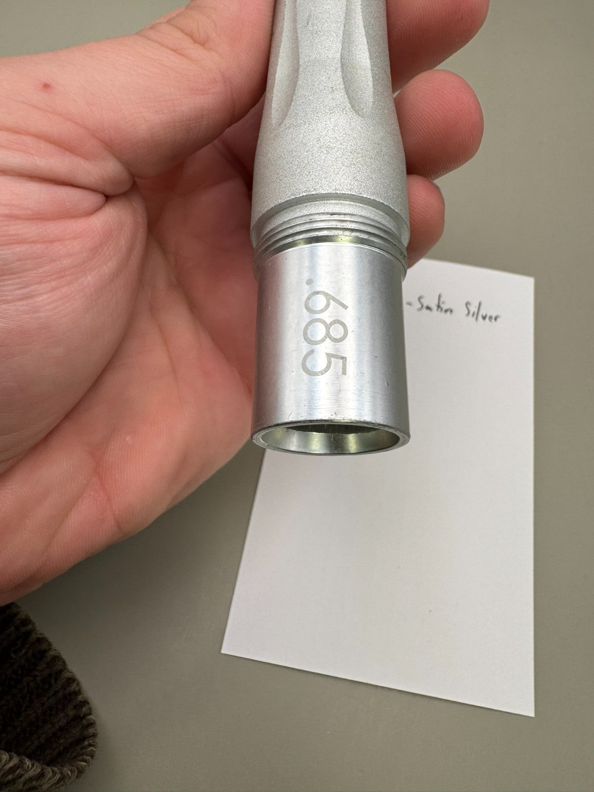 Empire PB Barrel Back-Satin Silver 685 Bore AC Thread