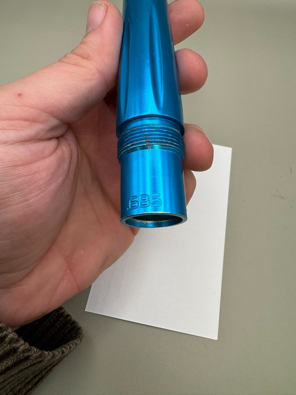 Bob Long Barrel Back-Gloss Blue 685 Bore AC Thread