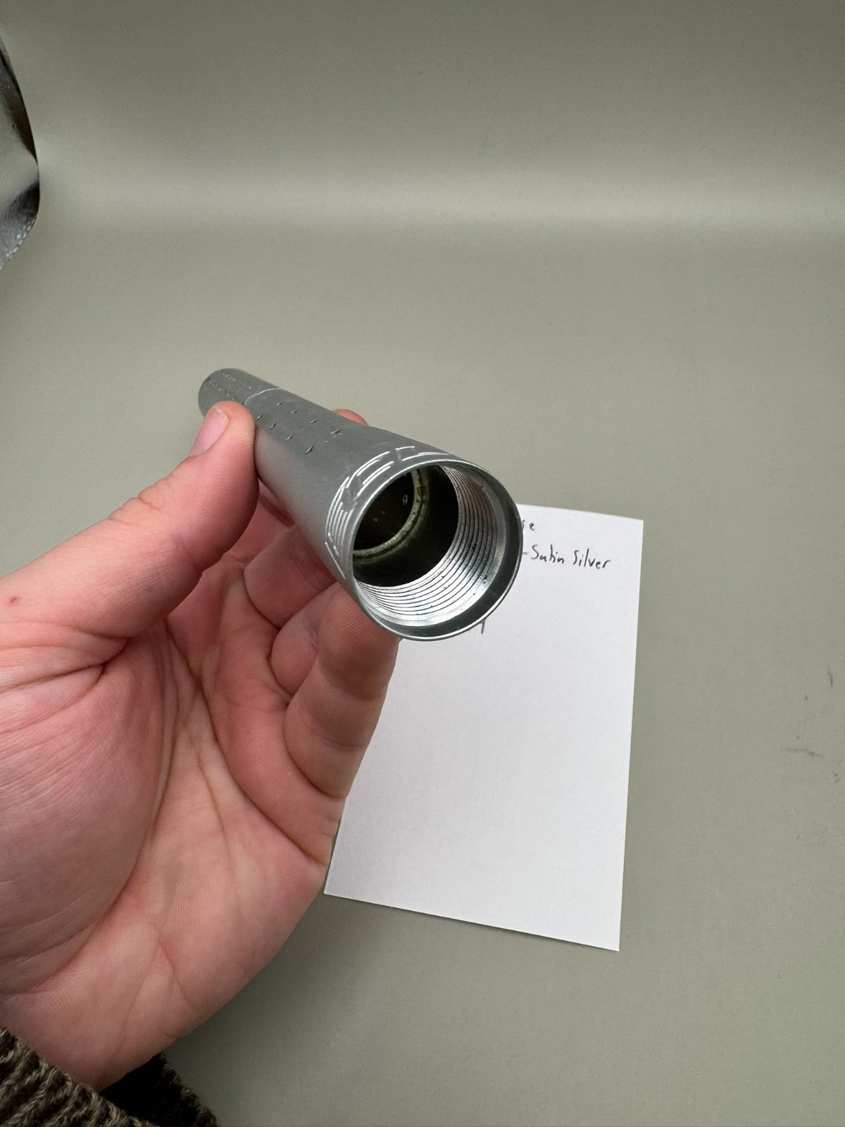 Planet Eclipse Shaft 4 Tip-Satin Silver 14 inch