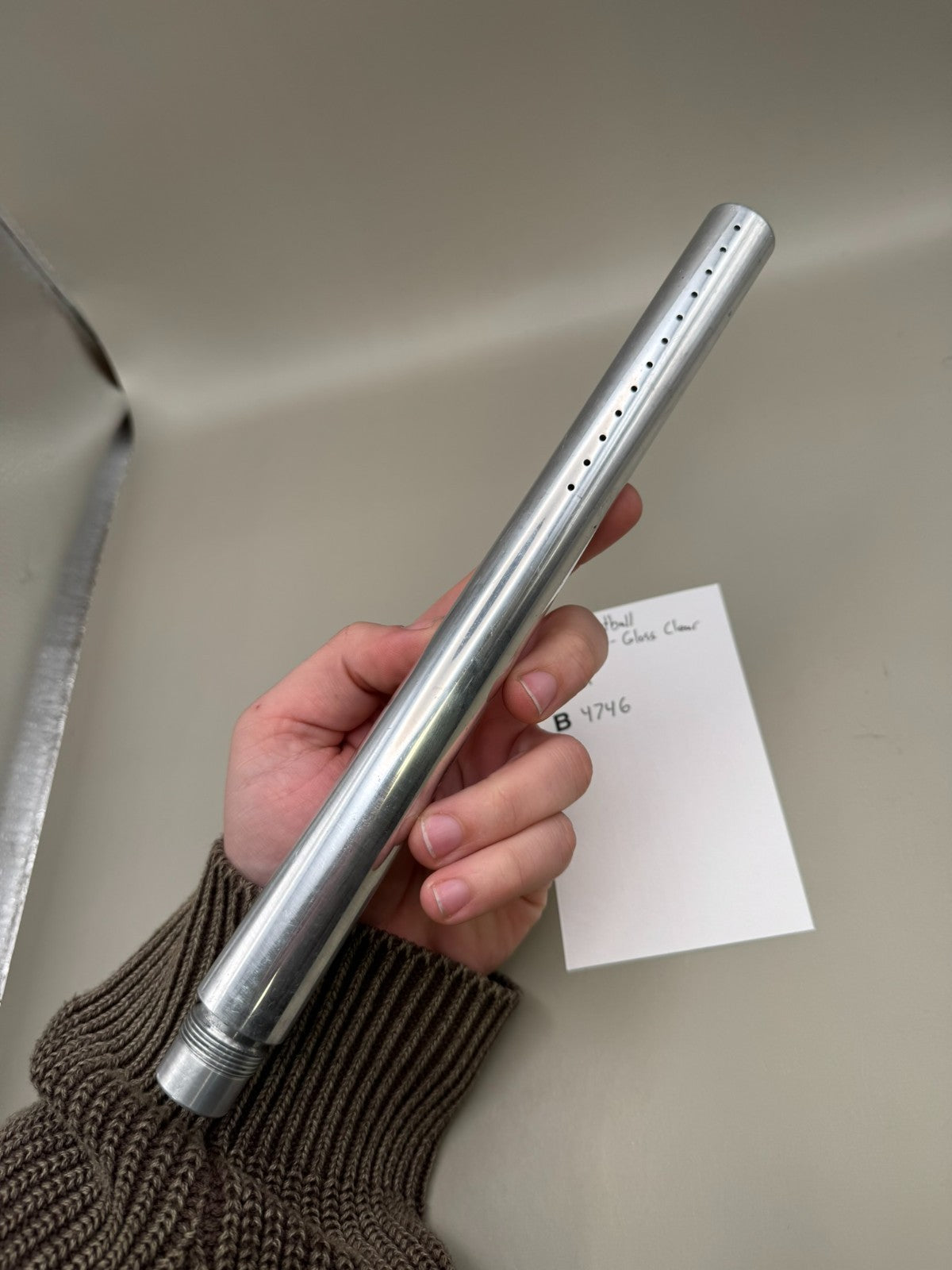 CCM Paintball Barrel Tip-Gloss Clear 12 inch