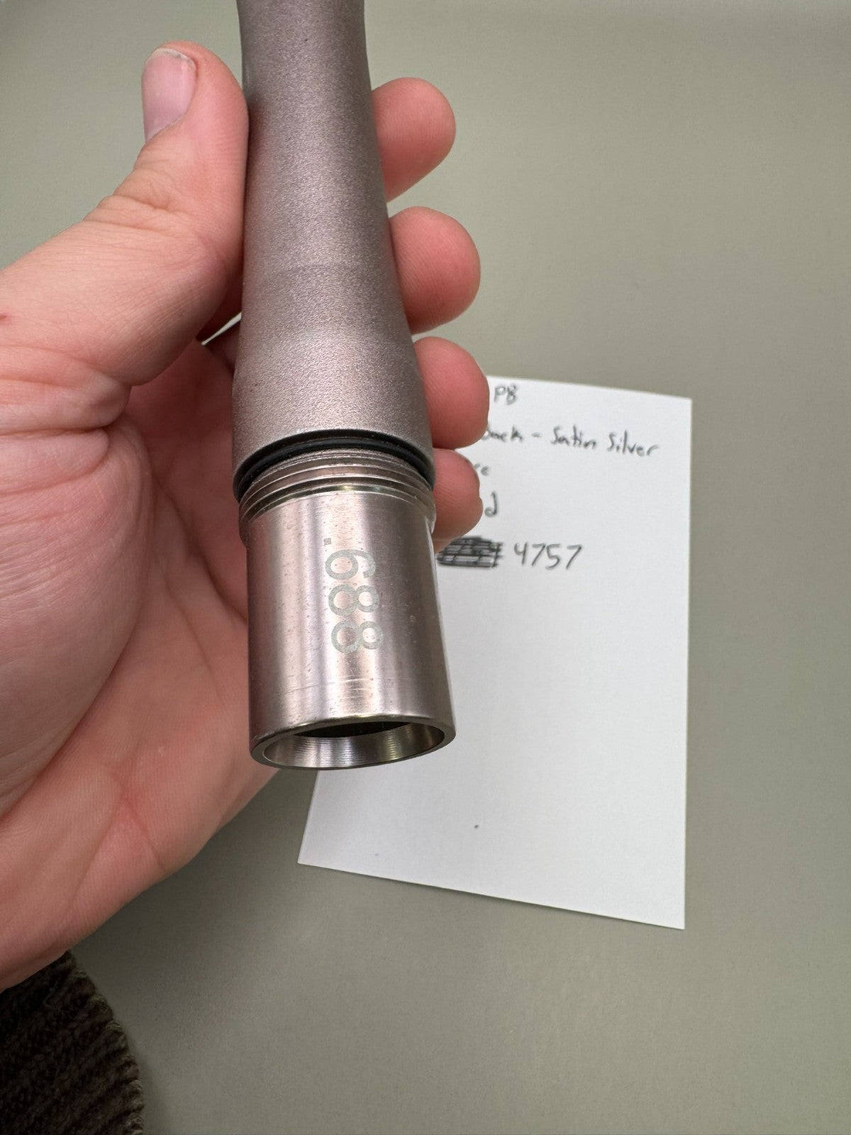 Empire PB Barrel Back-Satin Silver 688 Bore AC Thread