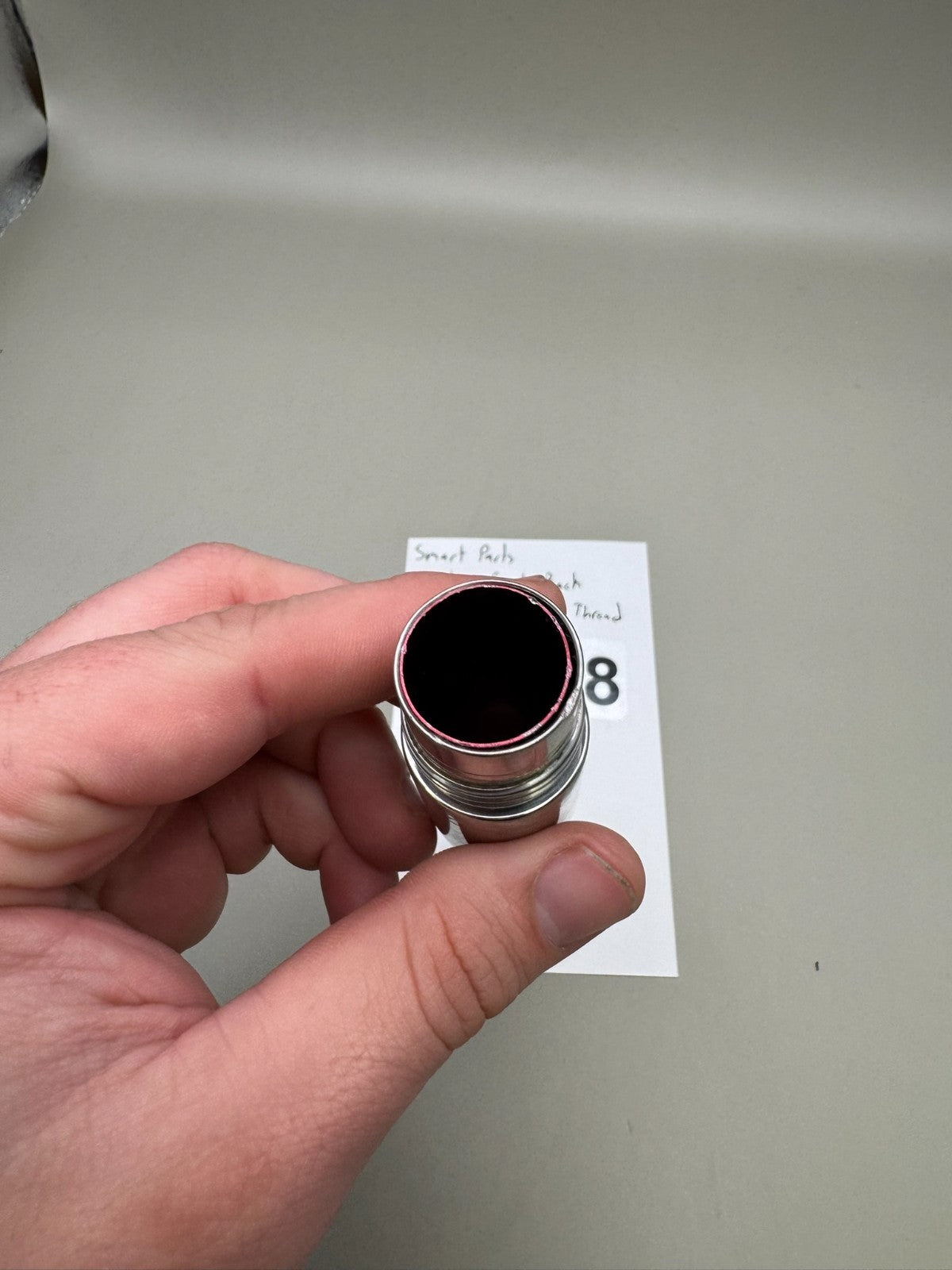 Smart Parts Stainless Freak Back Ion/Impulse/Luxe Thread-Silver