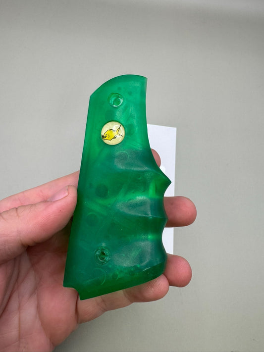 PMI PB 1911/45 Style Grips-Green