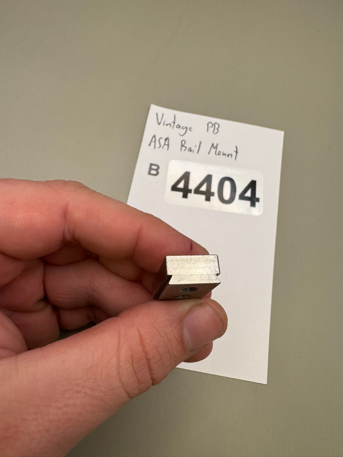 Vintage PB ASA Rail Mount-Silver