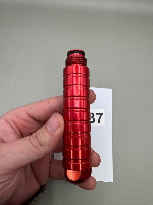 Smart Parts Gas Through Paintball Marker Front Grip-Red