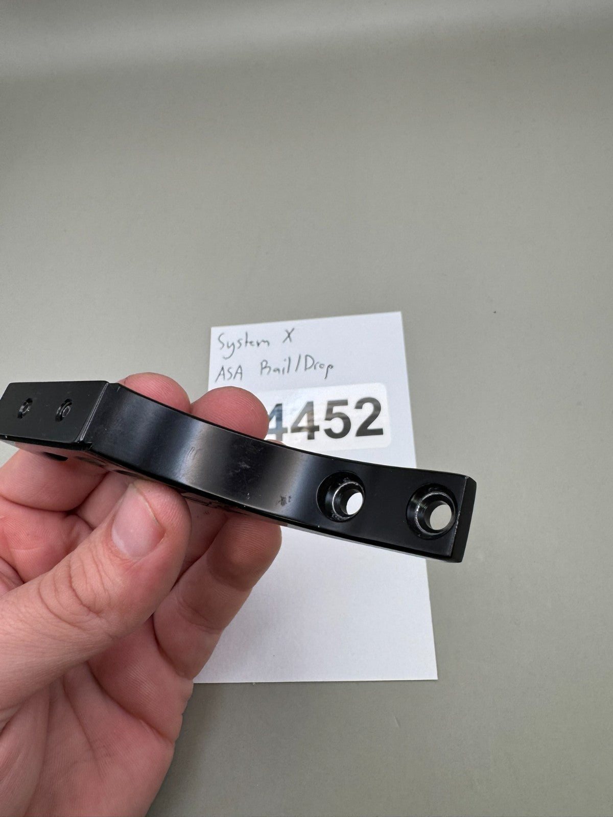 System X ASA Rail/Drop-Black