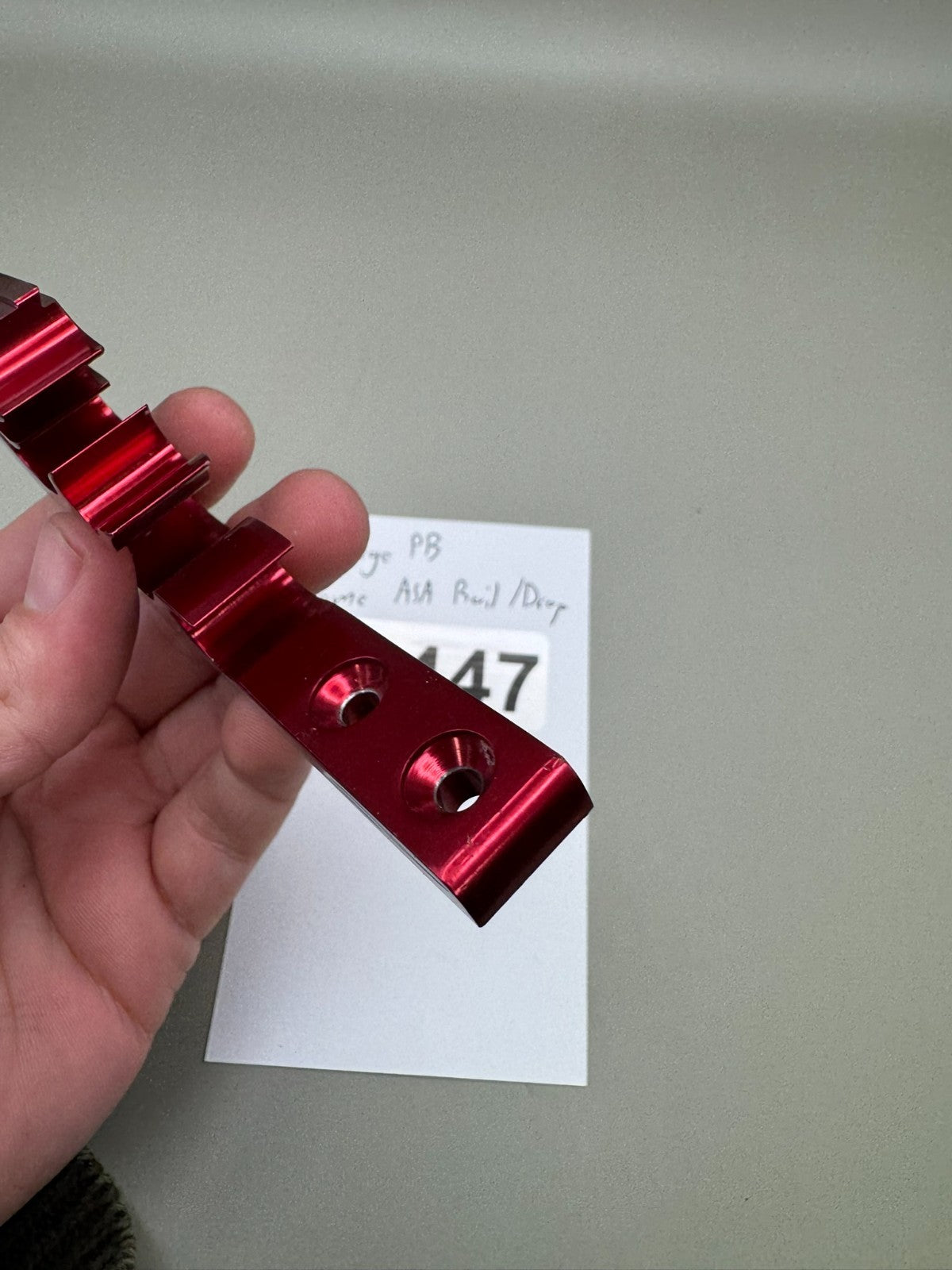 Vintage PB Flame ASA Rail/Drop-Red