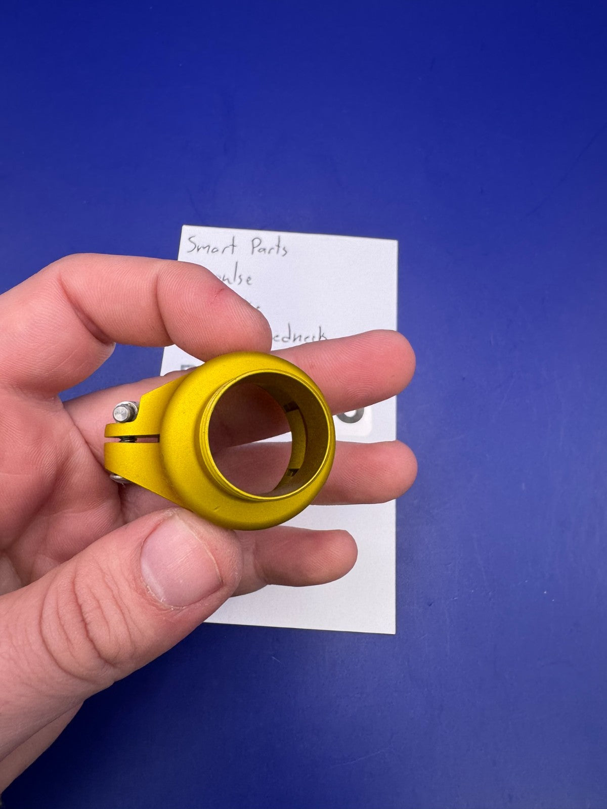 Smart Parts Impulse Low Rise Clamping Feedneck-Yellow