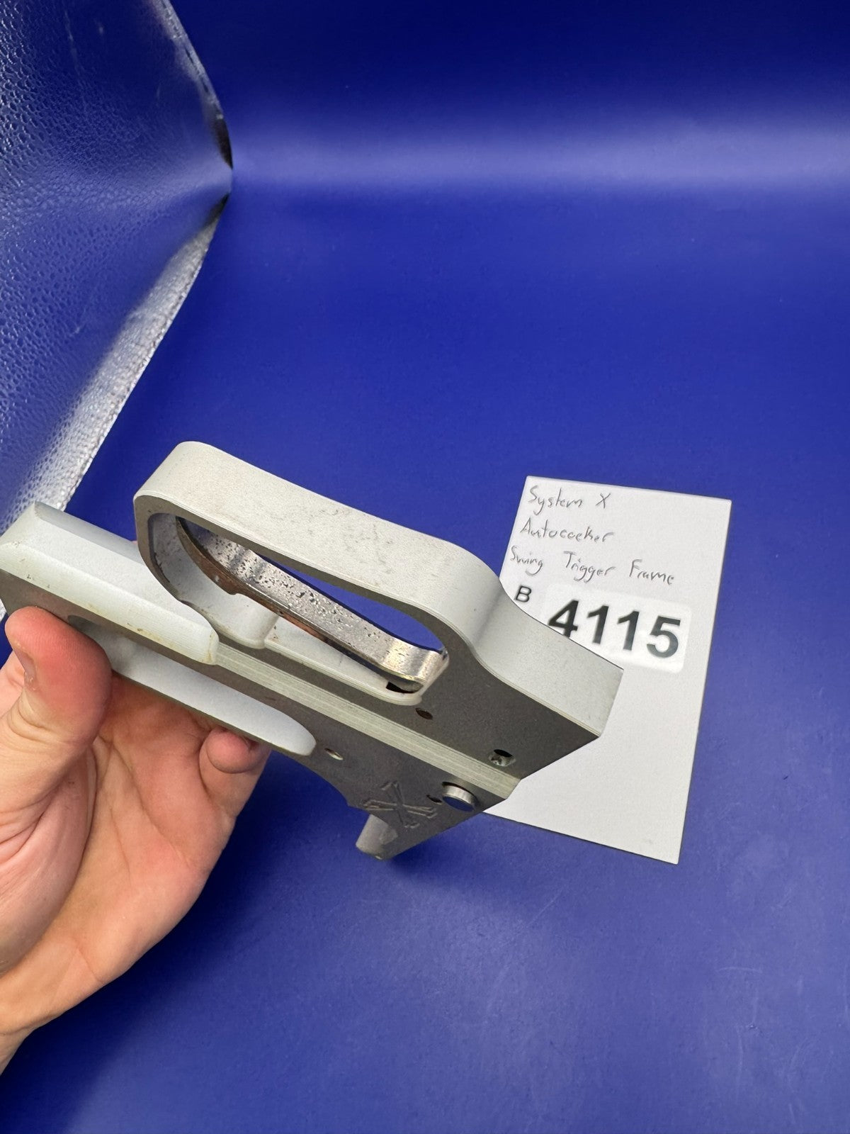 System X Autococker Swing Trigger Frame-Silver