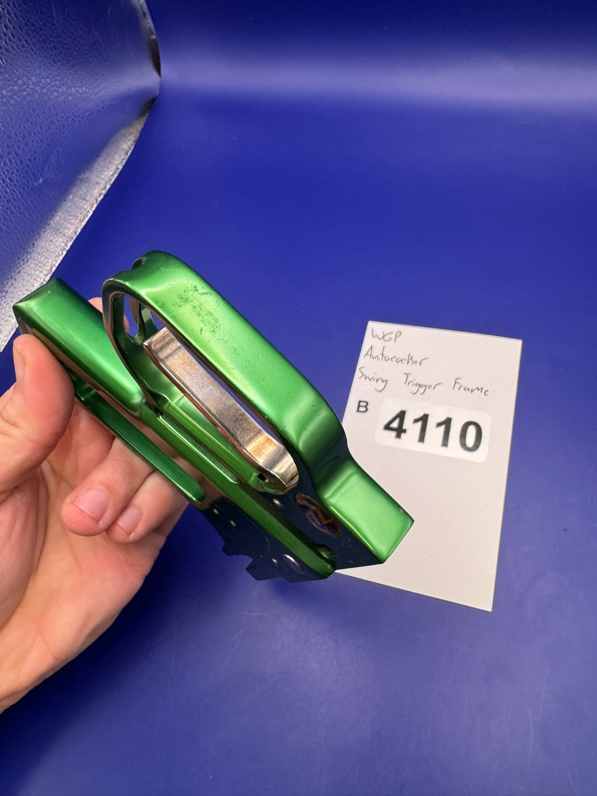WGP Autococker Swing Trigger Frame-Green