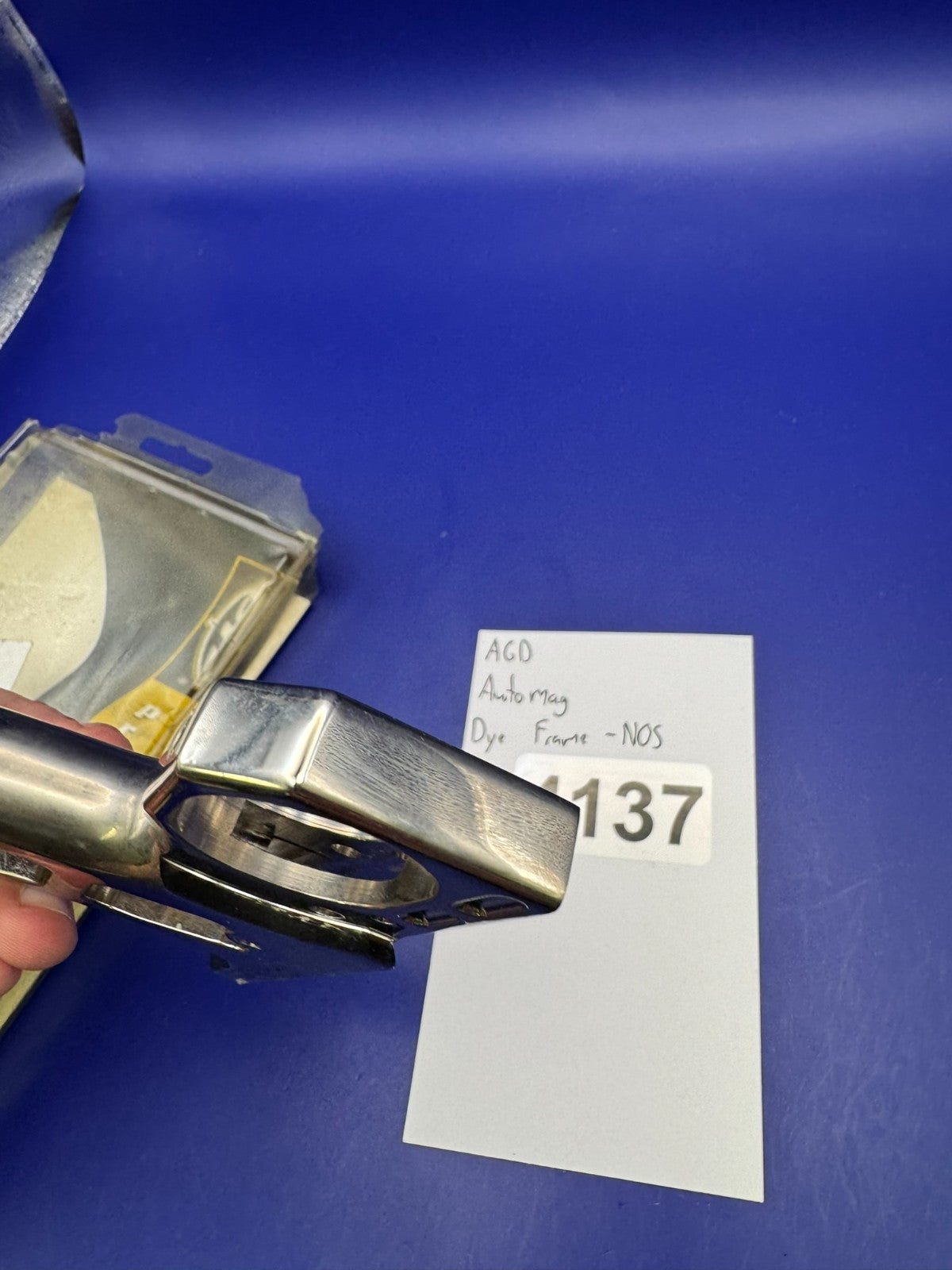 AGD Automag Dye Frame-NOS-Silver