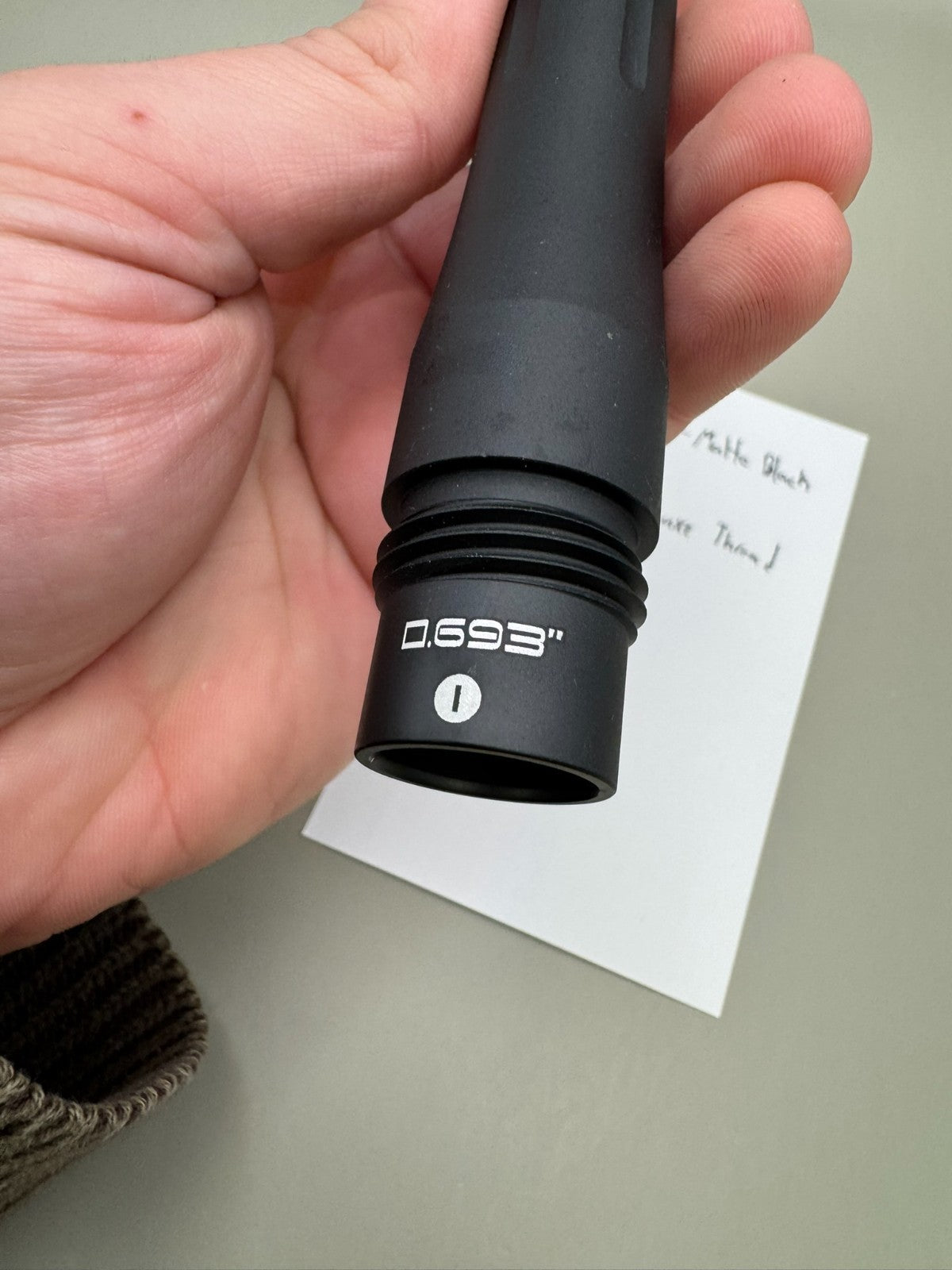 WDP Barrel Back-Matte Black 693 Bore Impulse/Ion/Luxe Thread