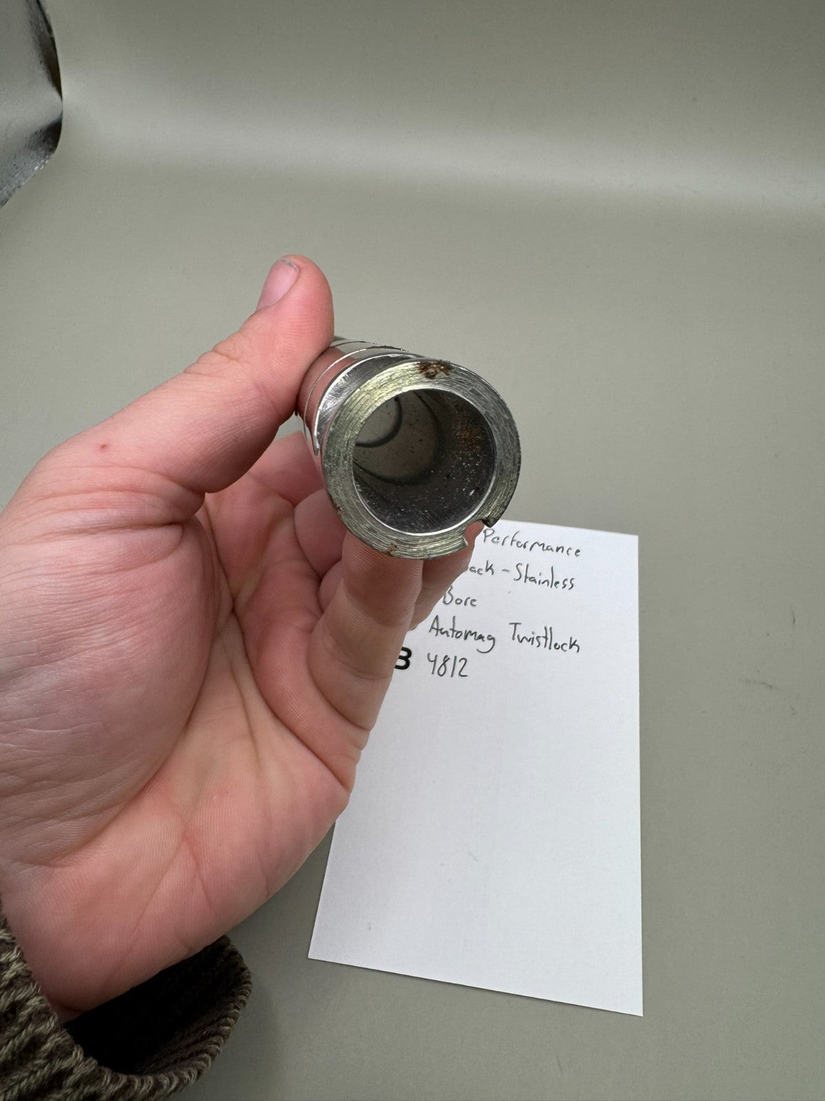 J and J Performance Barrel Back-Stainless 692 Bore AGD Automag Twist lock