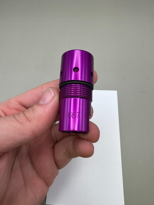 CCM Paintball Barrel Back 687 Bore AC Thread-Purple