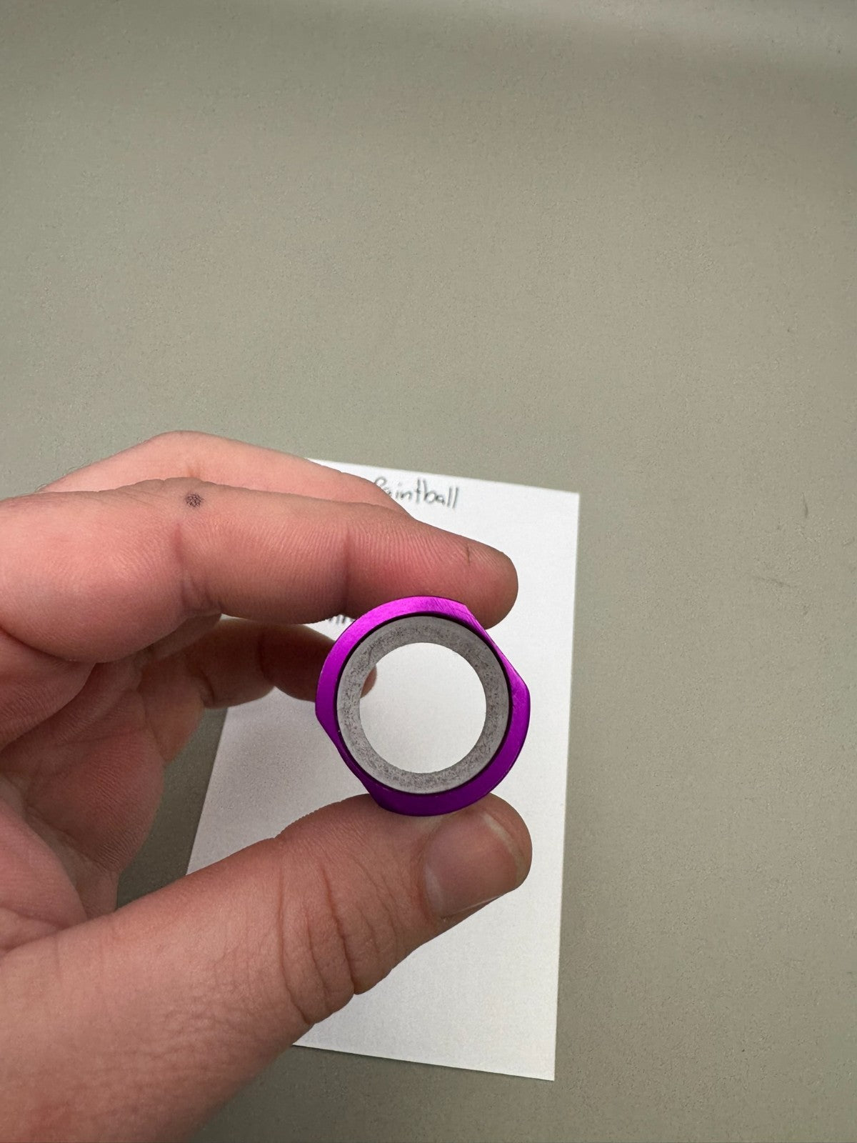 CCM Paintball Barrel Back 684 Bore AC Thread-Purple