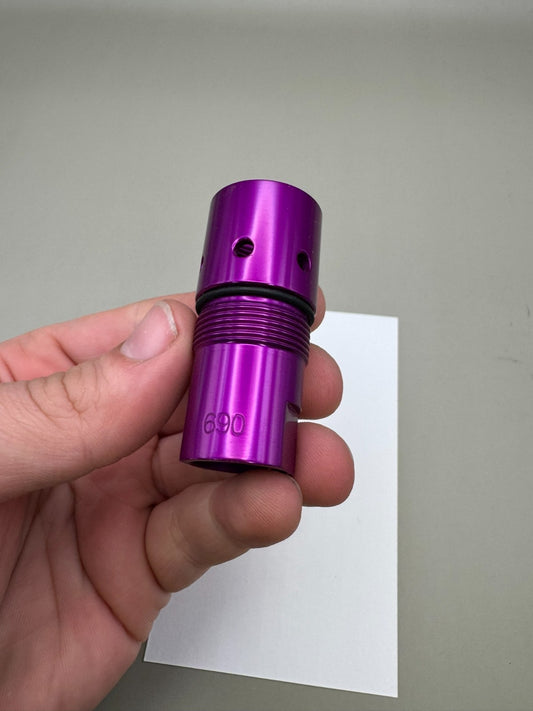 CCM Paintball Barrel Back 690 Bore AC Thread-Purple