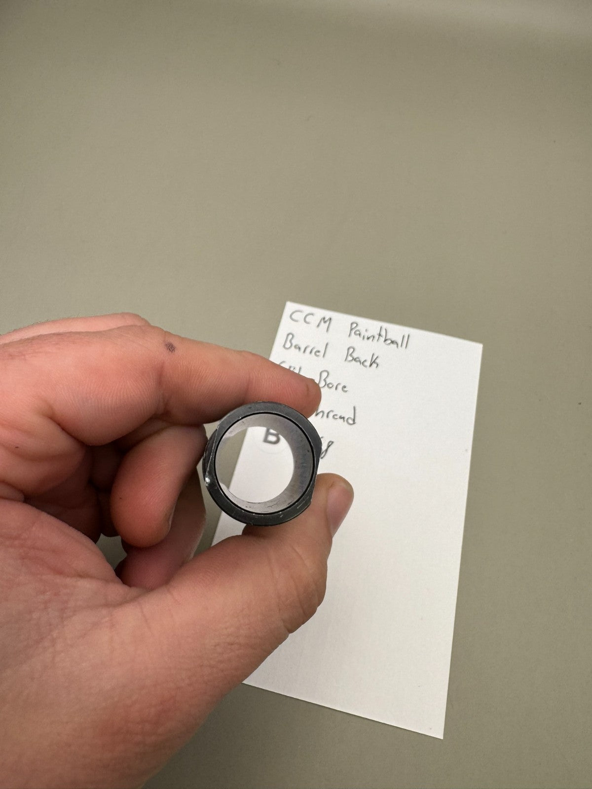 CCM Paintball Barrel Back 681 Bore AC Thread-Black