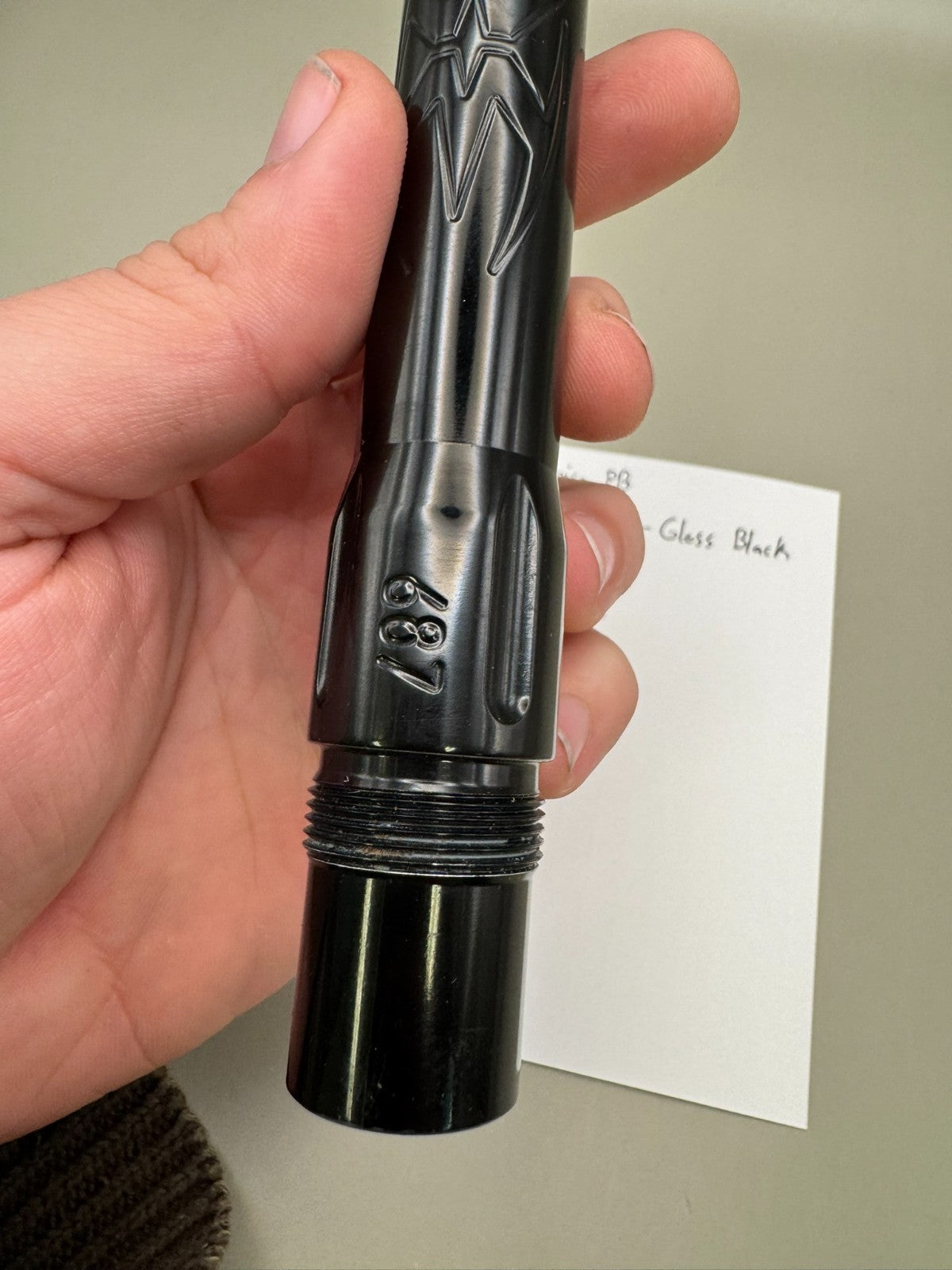 Empire PB Paintball Barrel Back-Gloss Black 687 Bore AC Thread