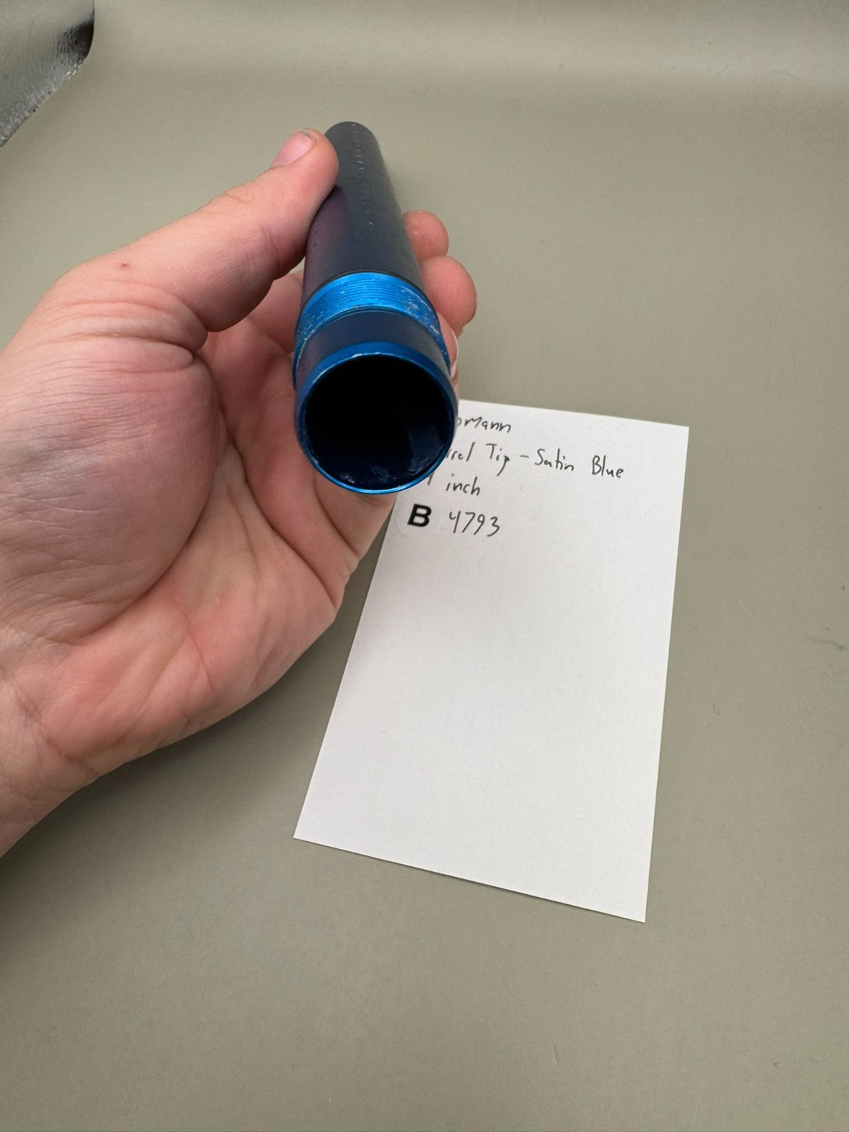 Tipmann Barrel Tip-Satin Blue 14 inch