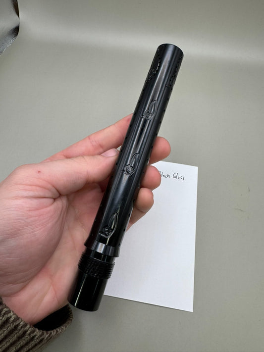 Redz PB Paintball Barrel Tip-Black Gloss 14 inch
