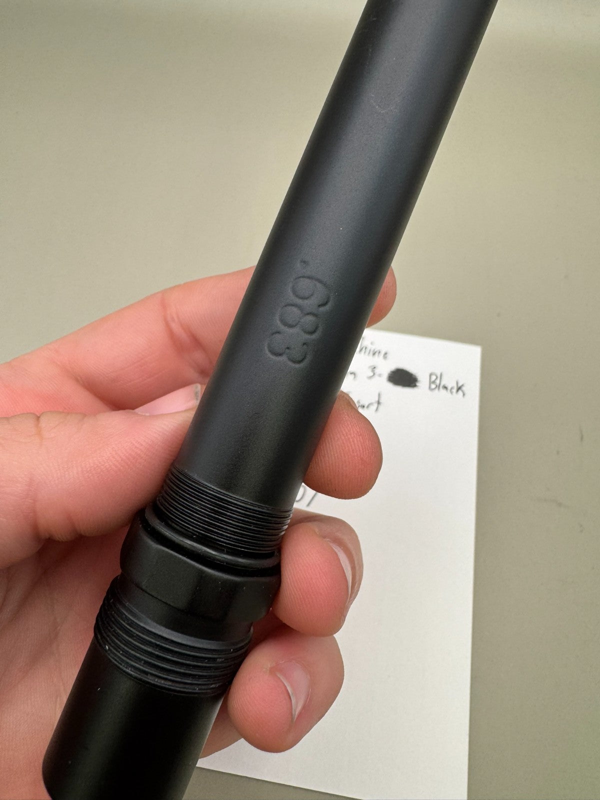 Sanchez Machine PB SM-1 Orbium 3-Black Barrel Back/Insert 683 Bore AC Thread