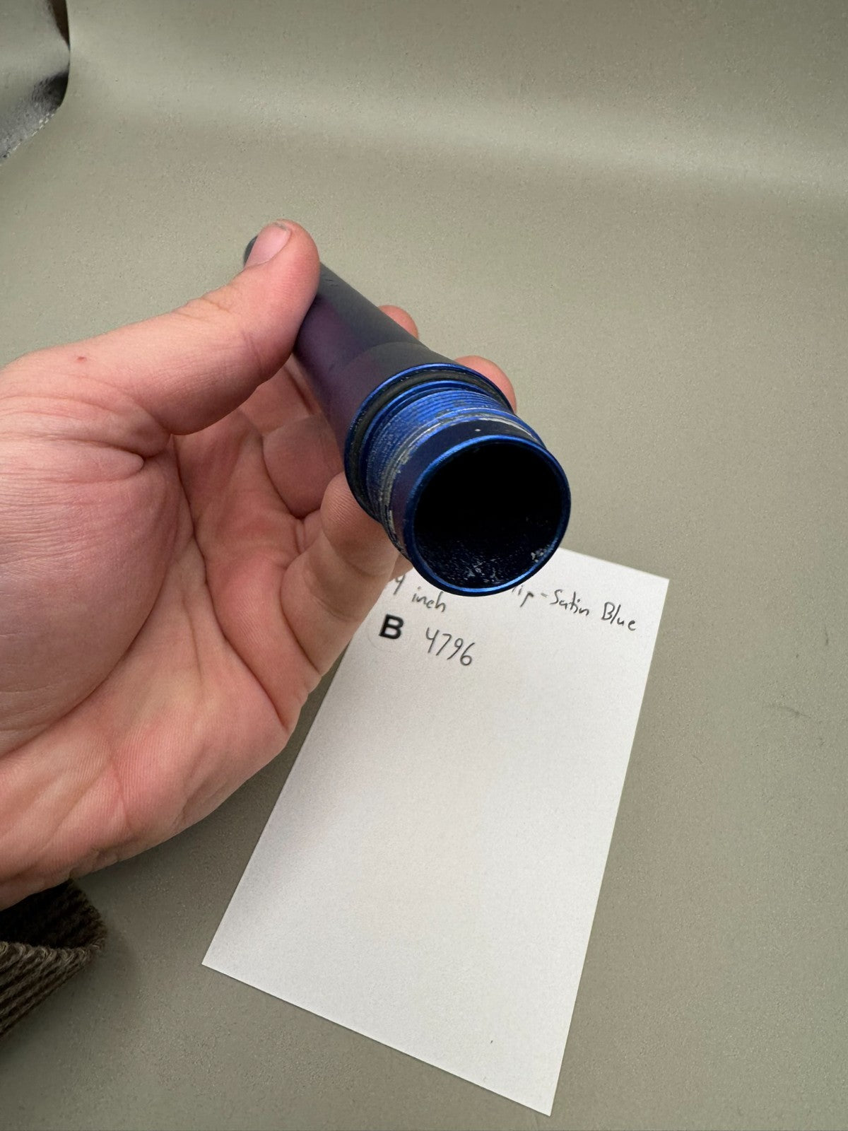 Mac Dev PB Shift Barrel Tip-Satin Blue 14 inch