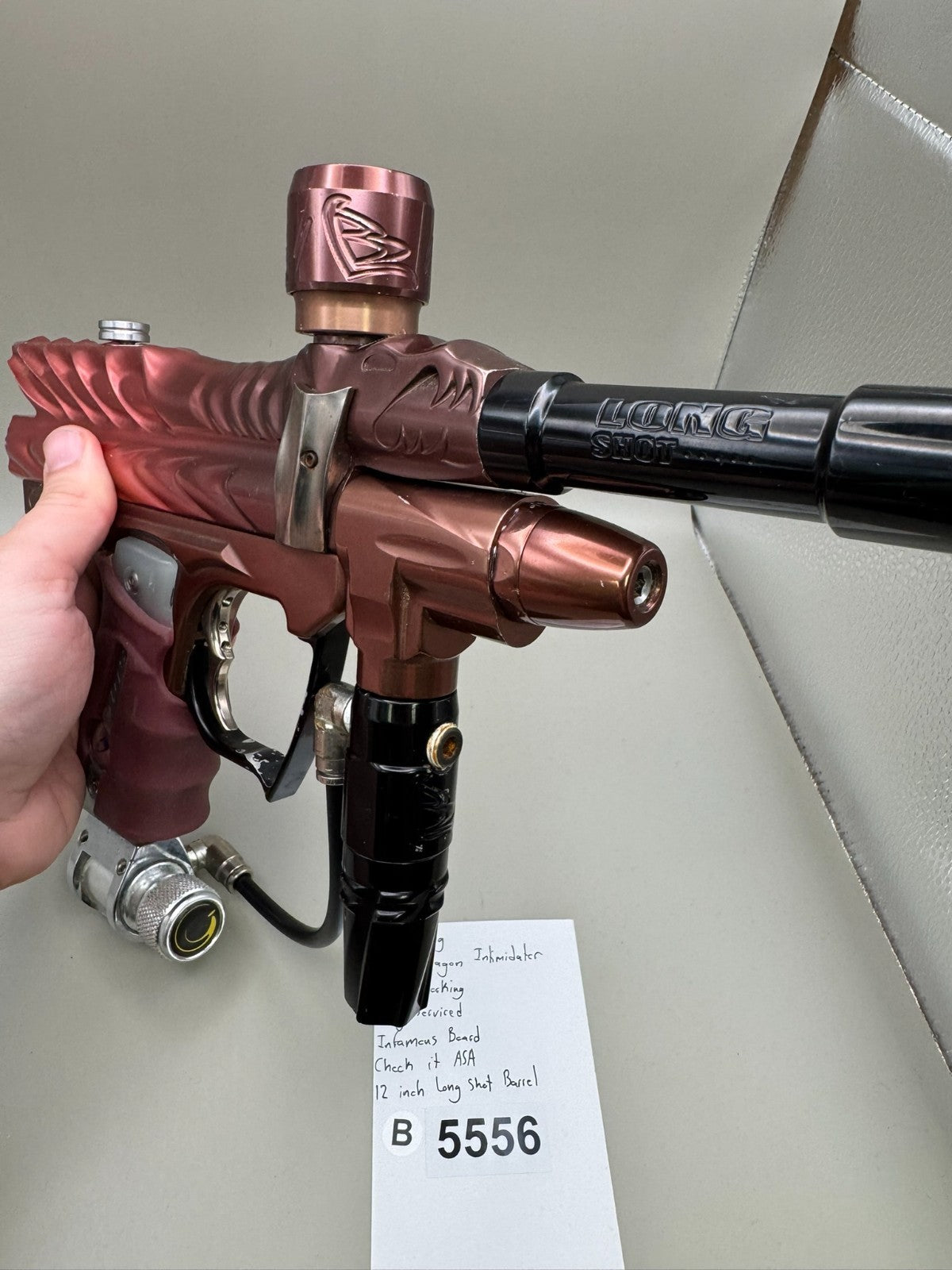 Bob Long 2k5 Dragon Intimidator Paintball Marker - Fully Working