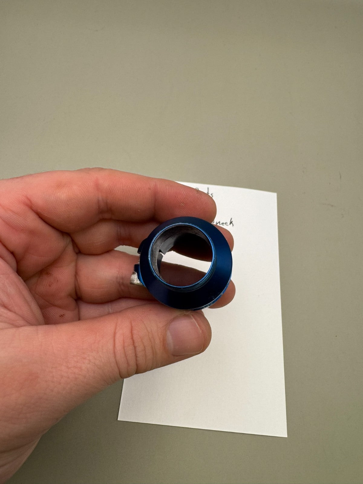 Smart Parts Shocker SFT Clamping Feedneck-Gloss Blue