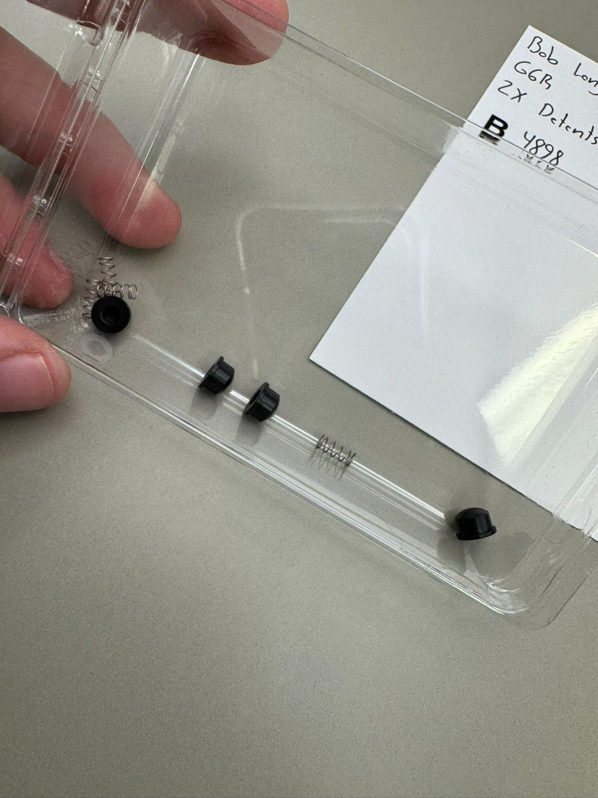 Bob Long G6R 2 x Detents-Black