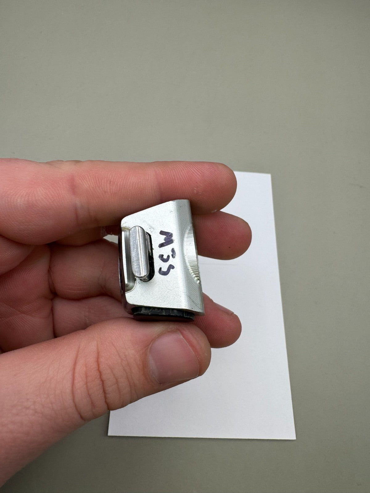 Dye M3S Back Cap-Silver