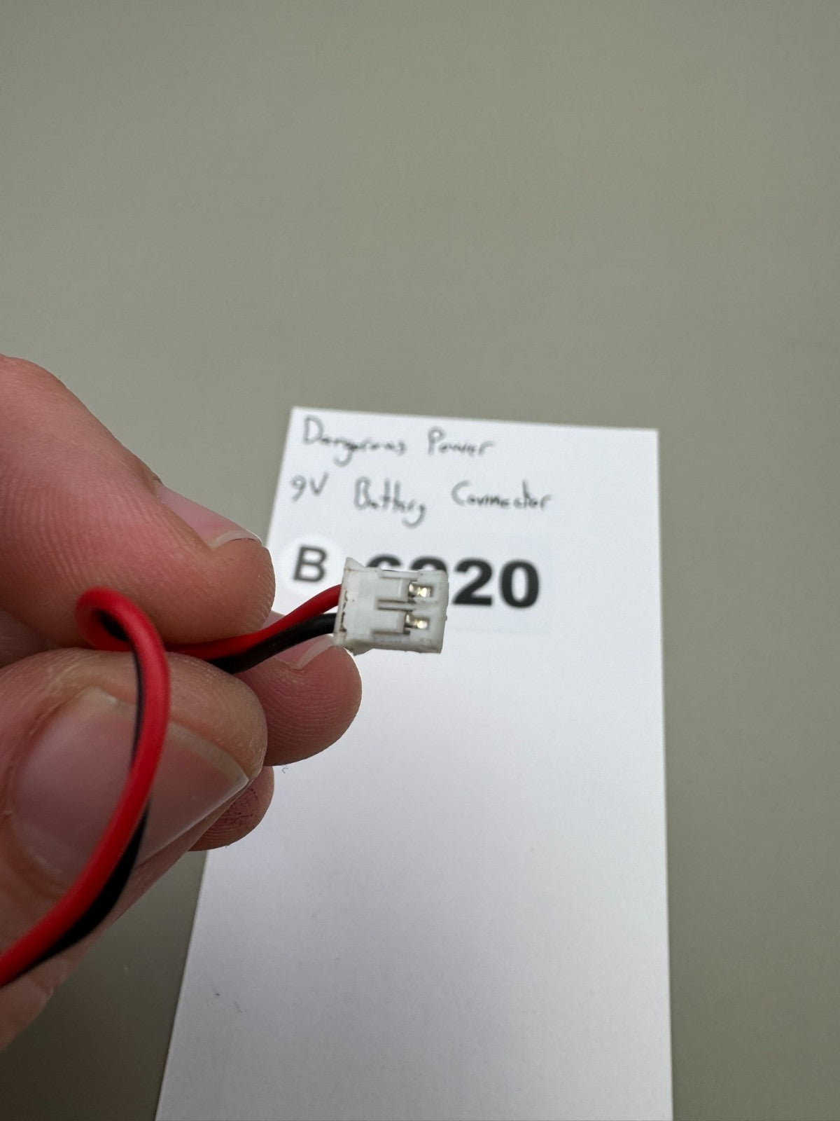Dangerous Power 9V Battery Connector