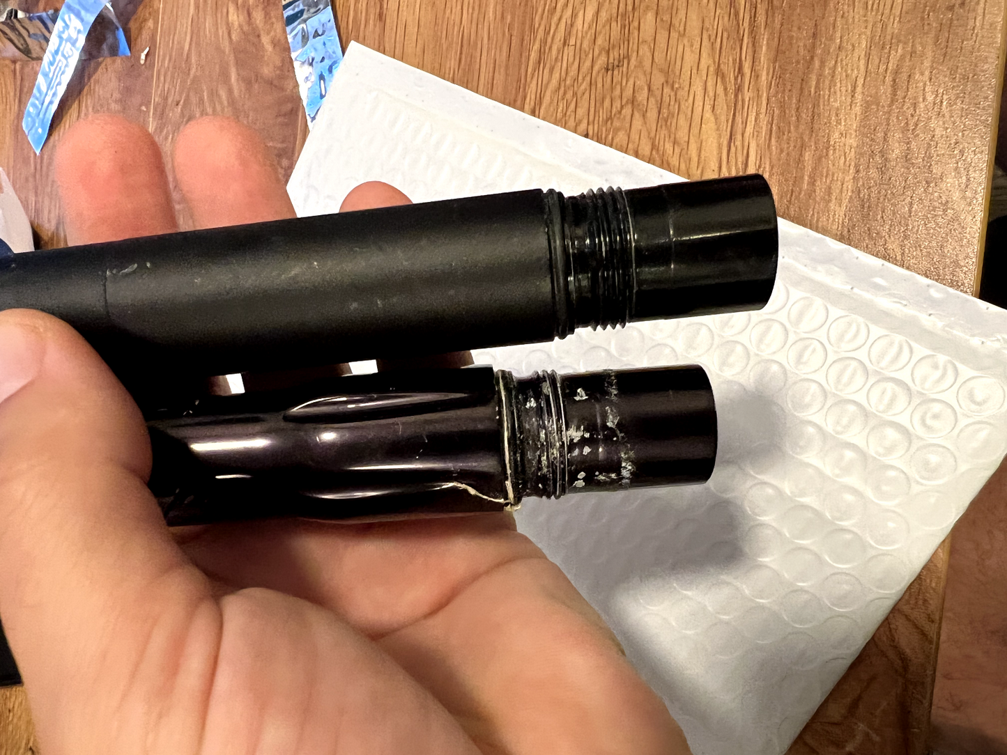 Misc Spyder Paintball Barrels - Sold As-Is for Customization - Black