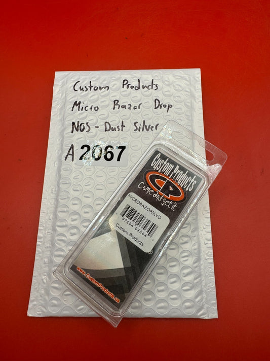 Custom Products Micro Razor Drop NOS-Dust Silver - used paintball trigger - dust silver