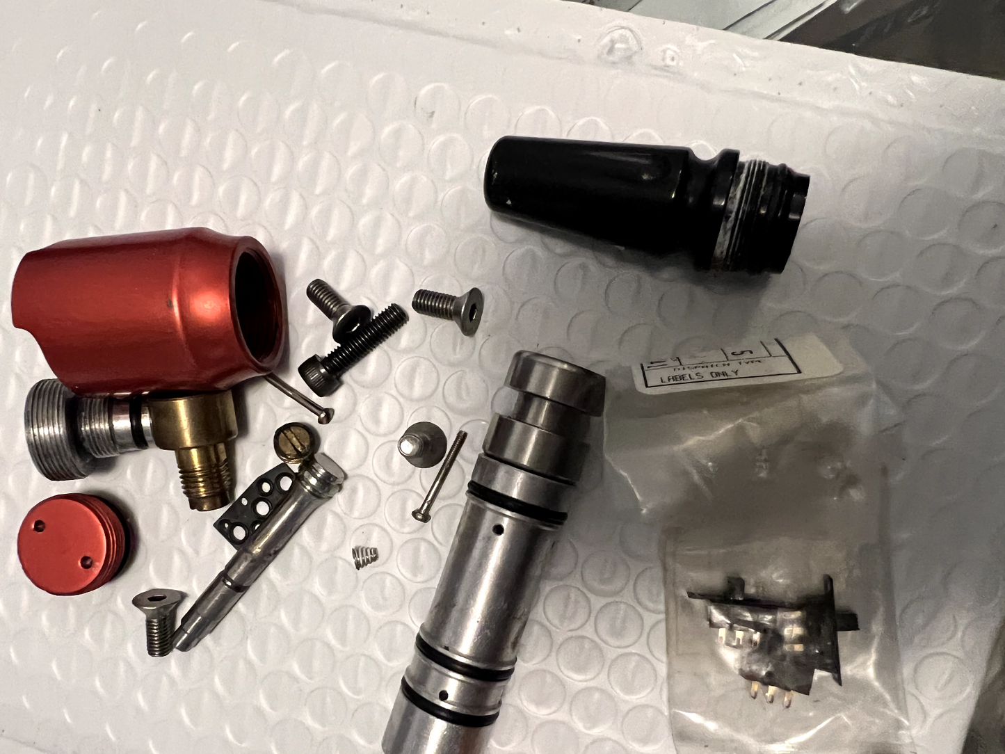Lot of Paintball Parts - Assorted Components for Marker Maintenance