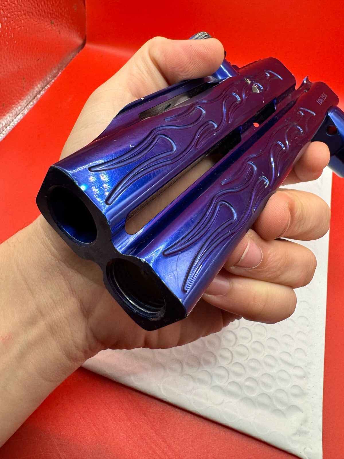 WGP Black Magic Autococker Body - Milled For Eye Blue