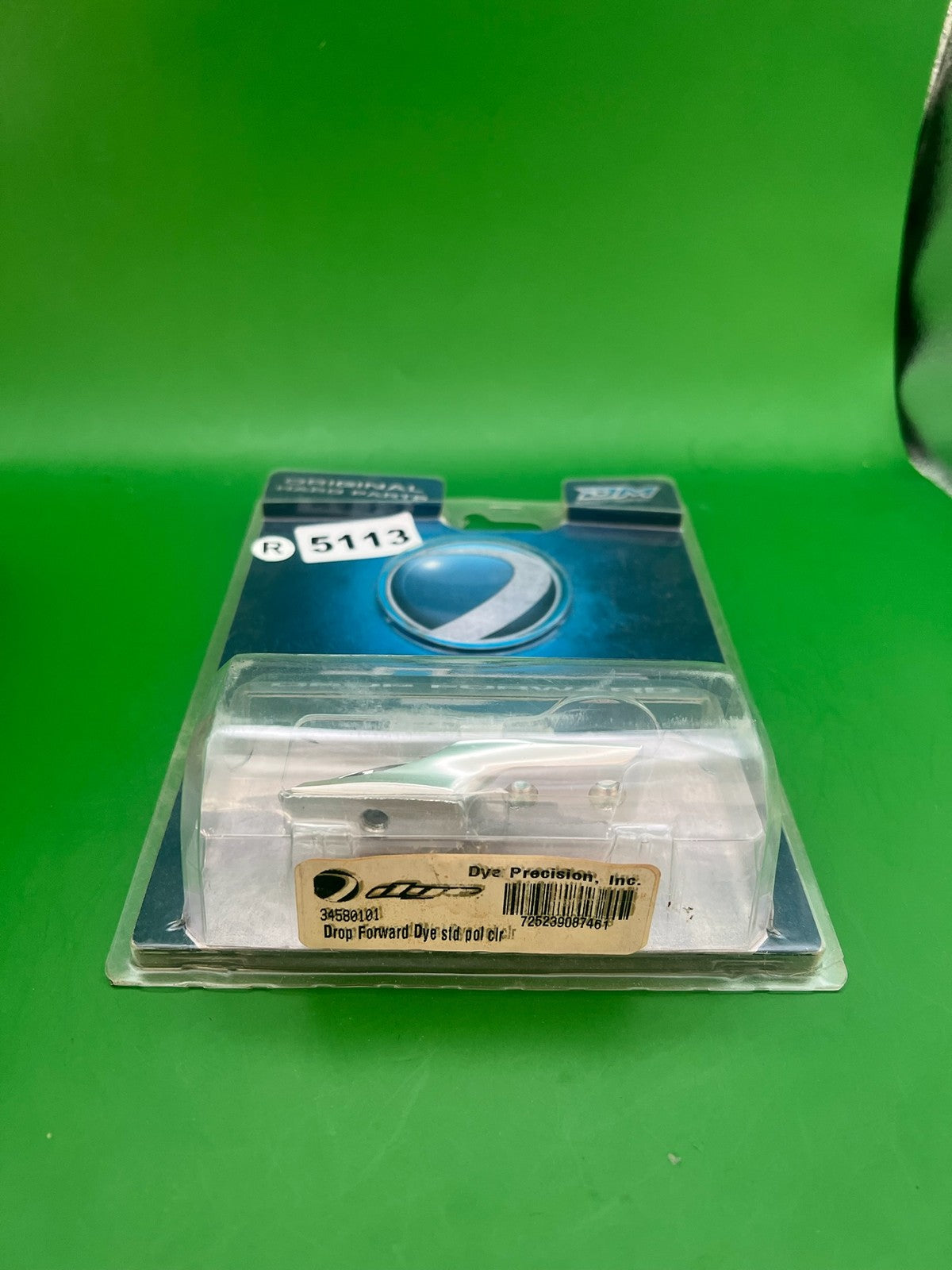 Dye Drop Forward Silver Polished