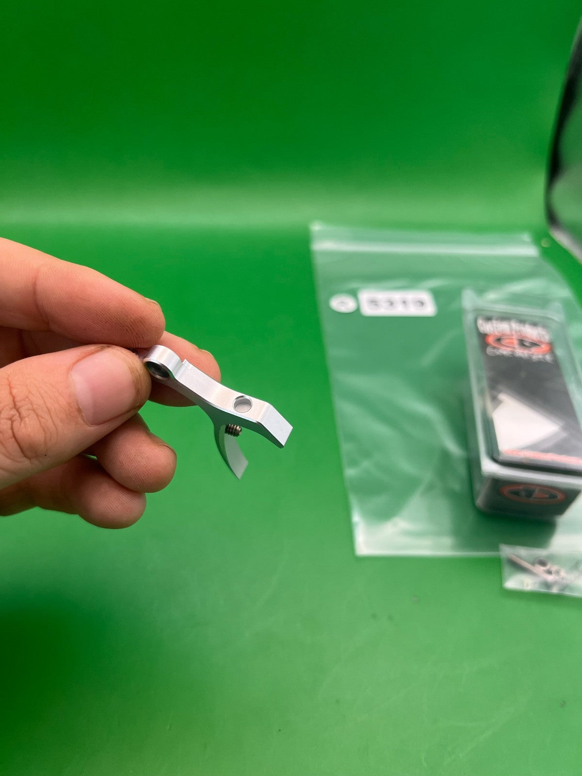 Custom Products Paintball Trigger Silver Proto PMR