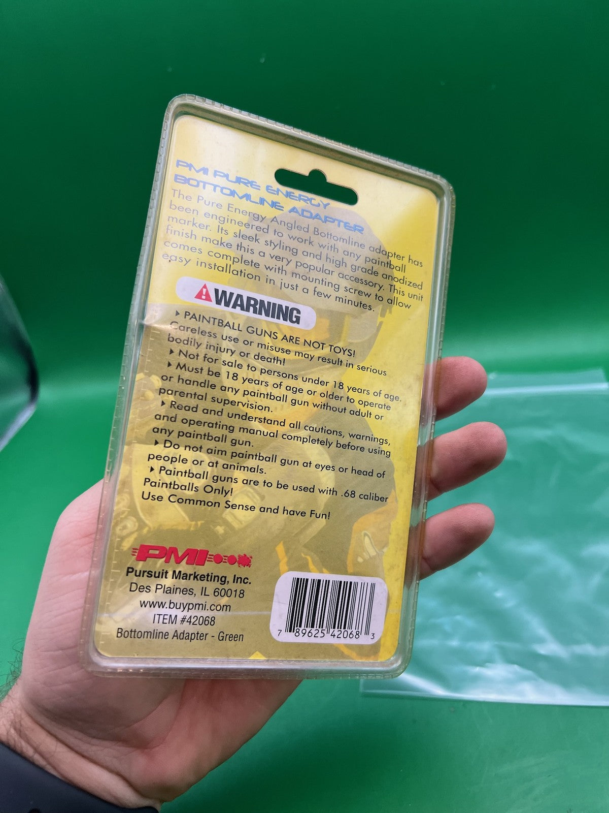 Pure Energy Angled Bottomline Adapter Green