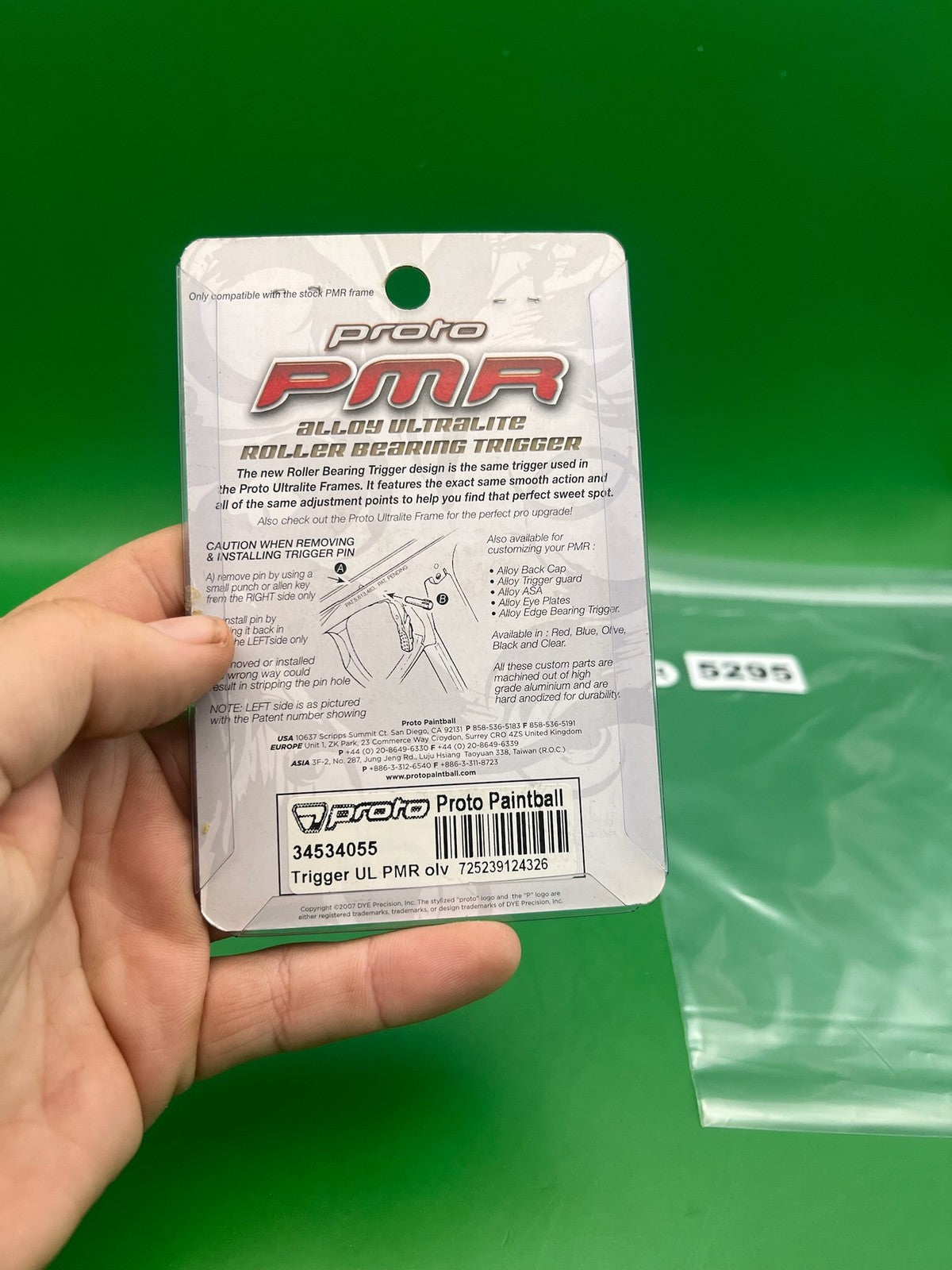 Proto PMR Alloy Ultralite Roller Bearing Trigger Olive